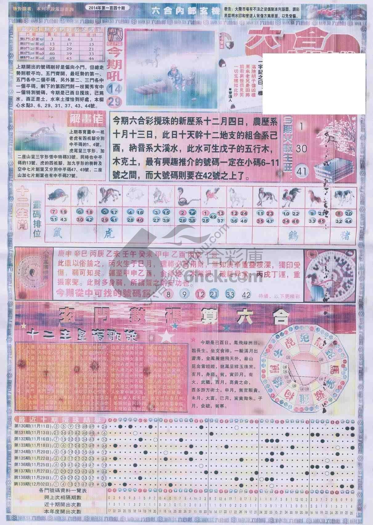 六合内部玄机