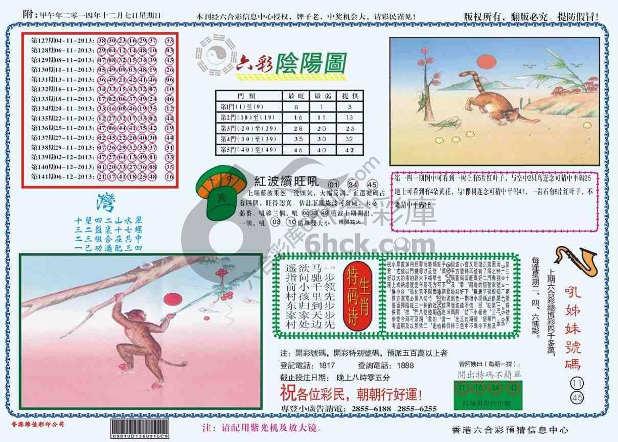 六彩阴阳图