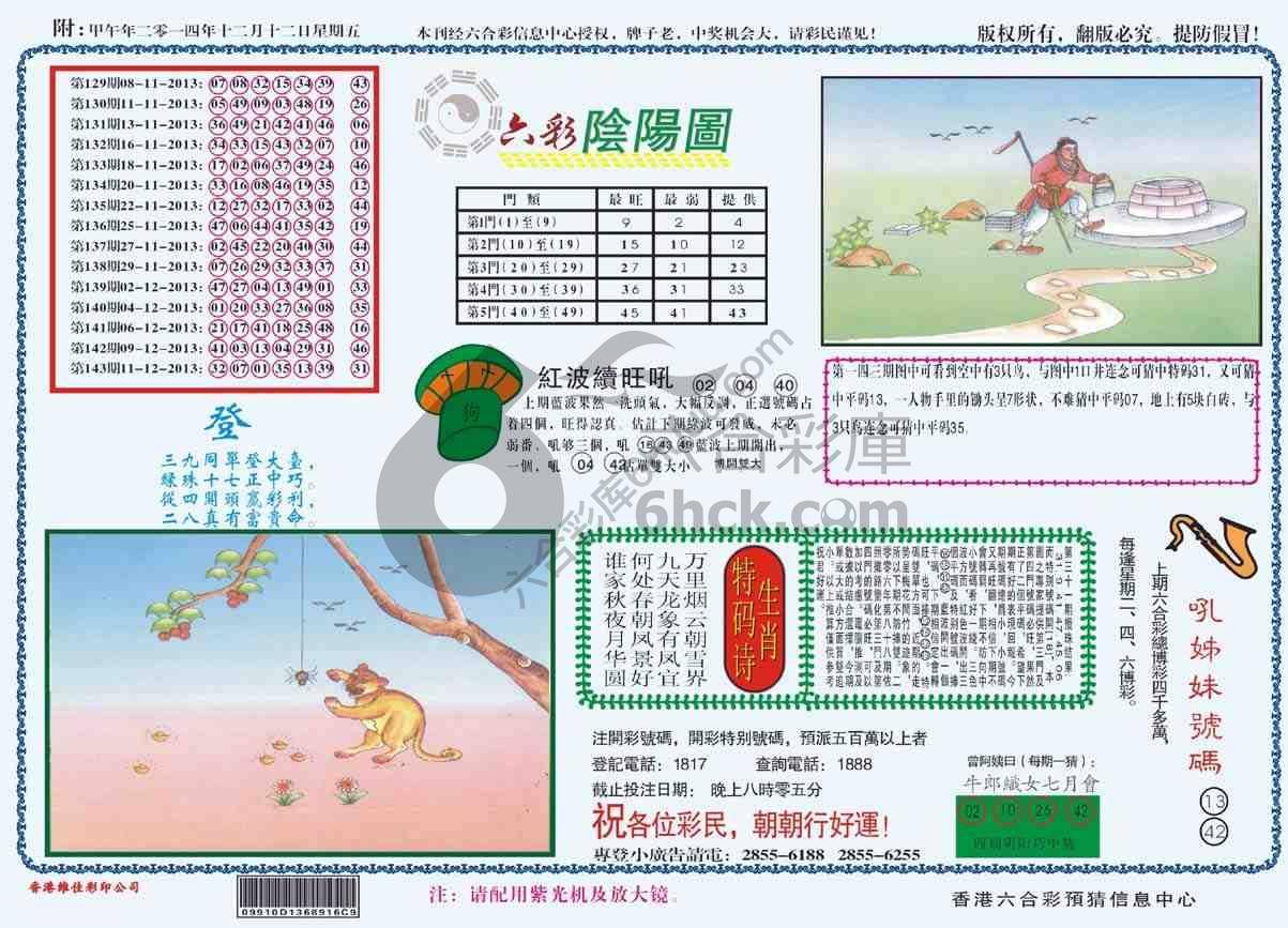 六彩阴阳图
