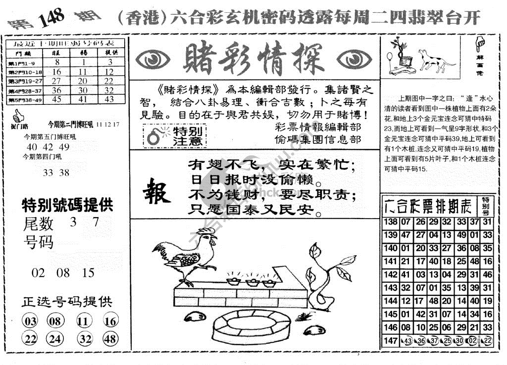 赌彩情探