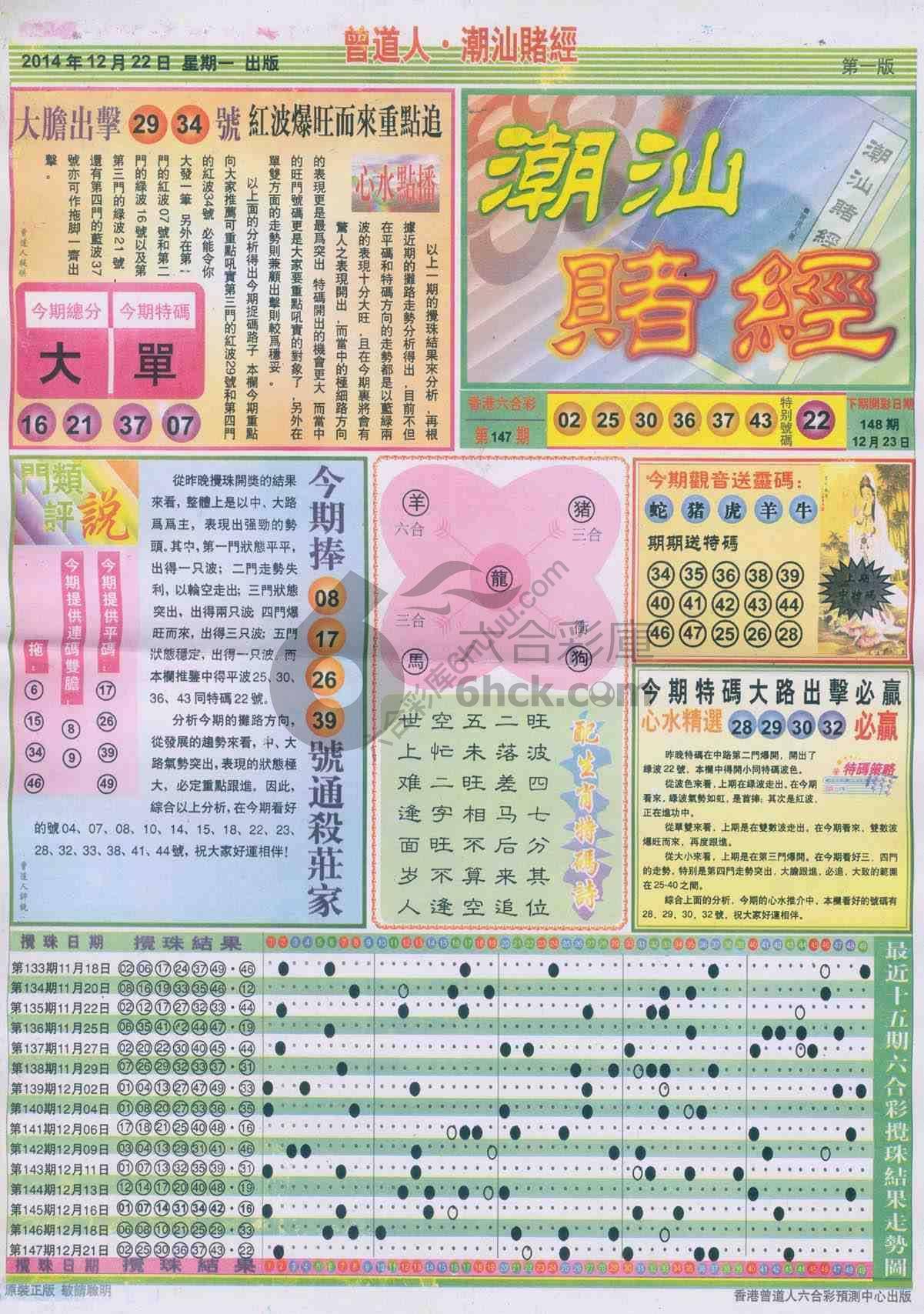 曾道人潮汕赌经