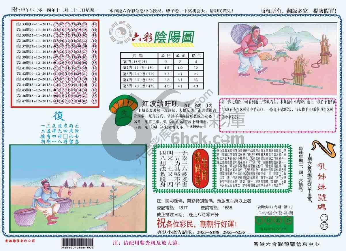六彩阴阳图