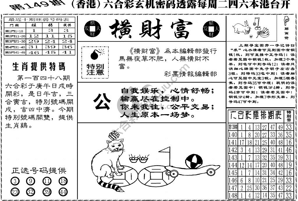 横财富