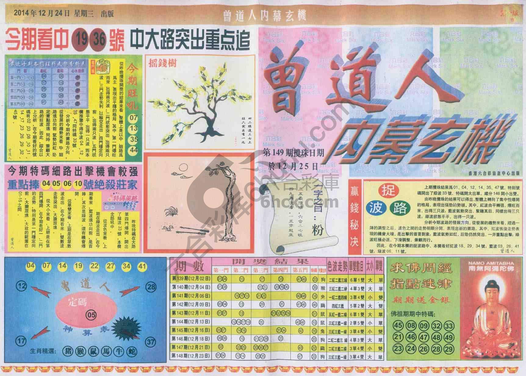 曾道人内幕玄机