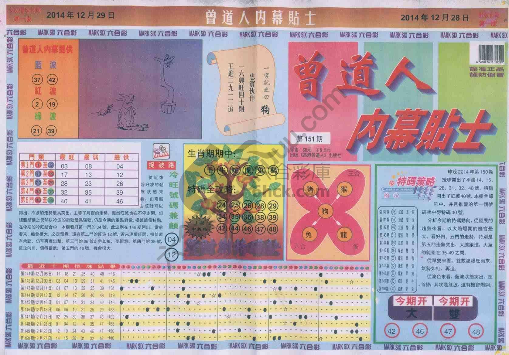 曾道人内幕贴士