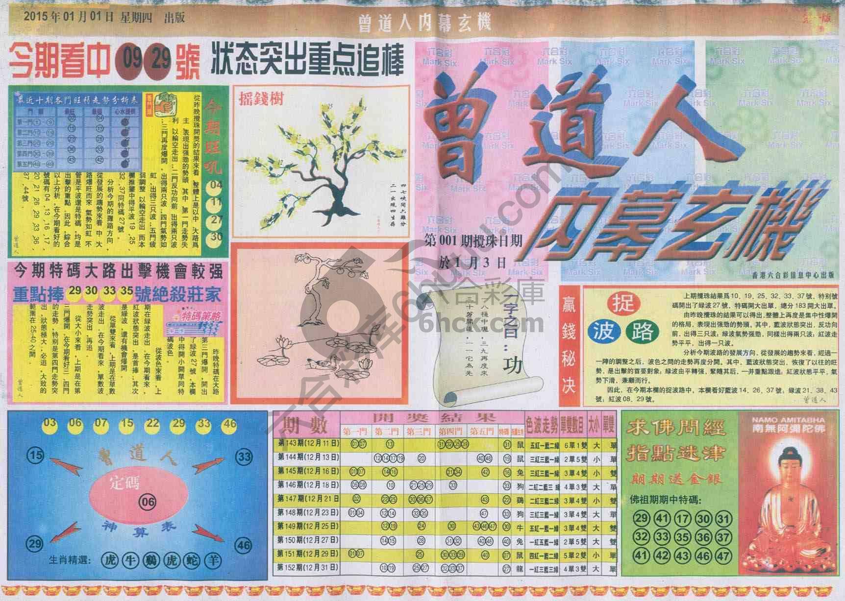 曾道人内幕玄机