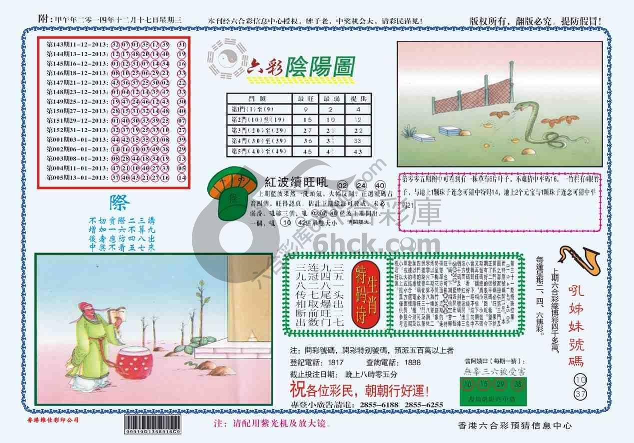 六彩阴阳图
