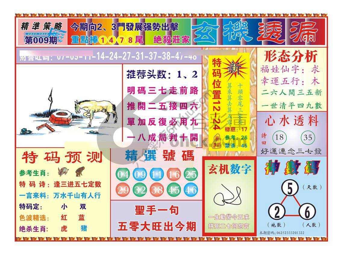玄机透漏