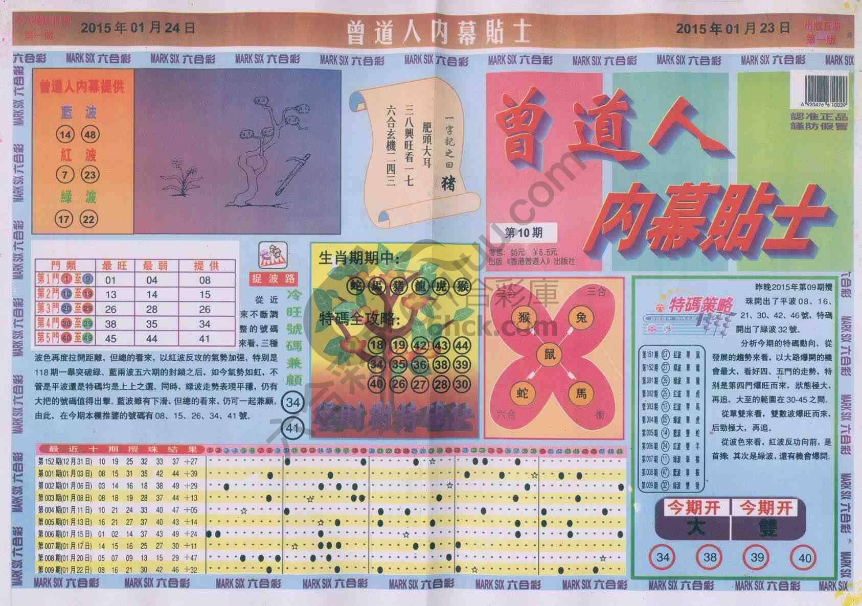 曾道人内幕贴士