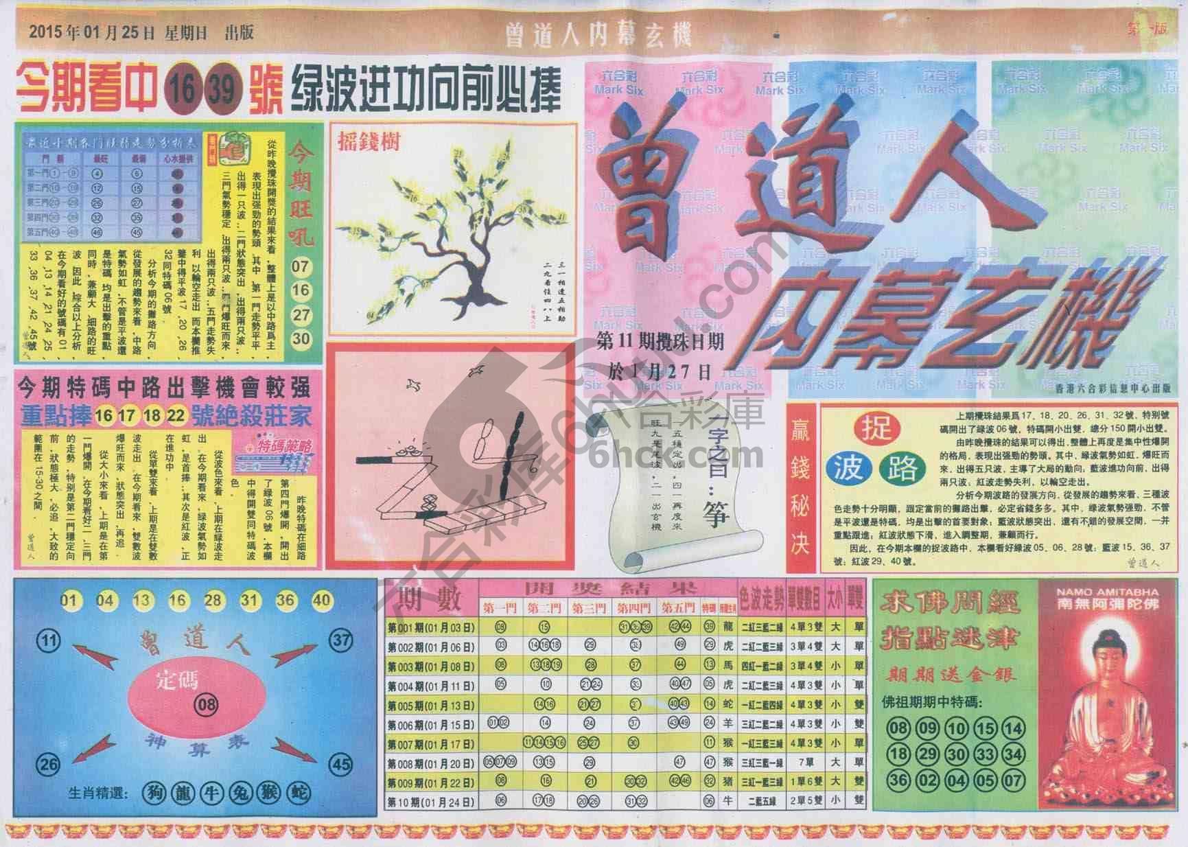 曾道人内幕玄机