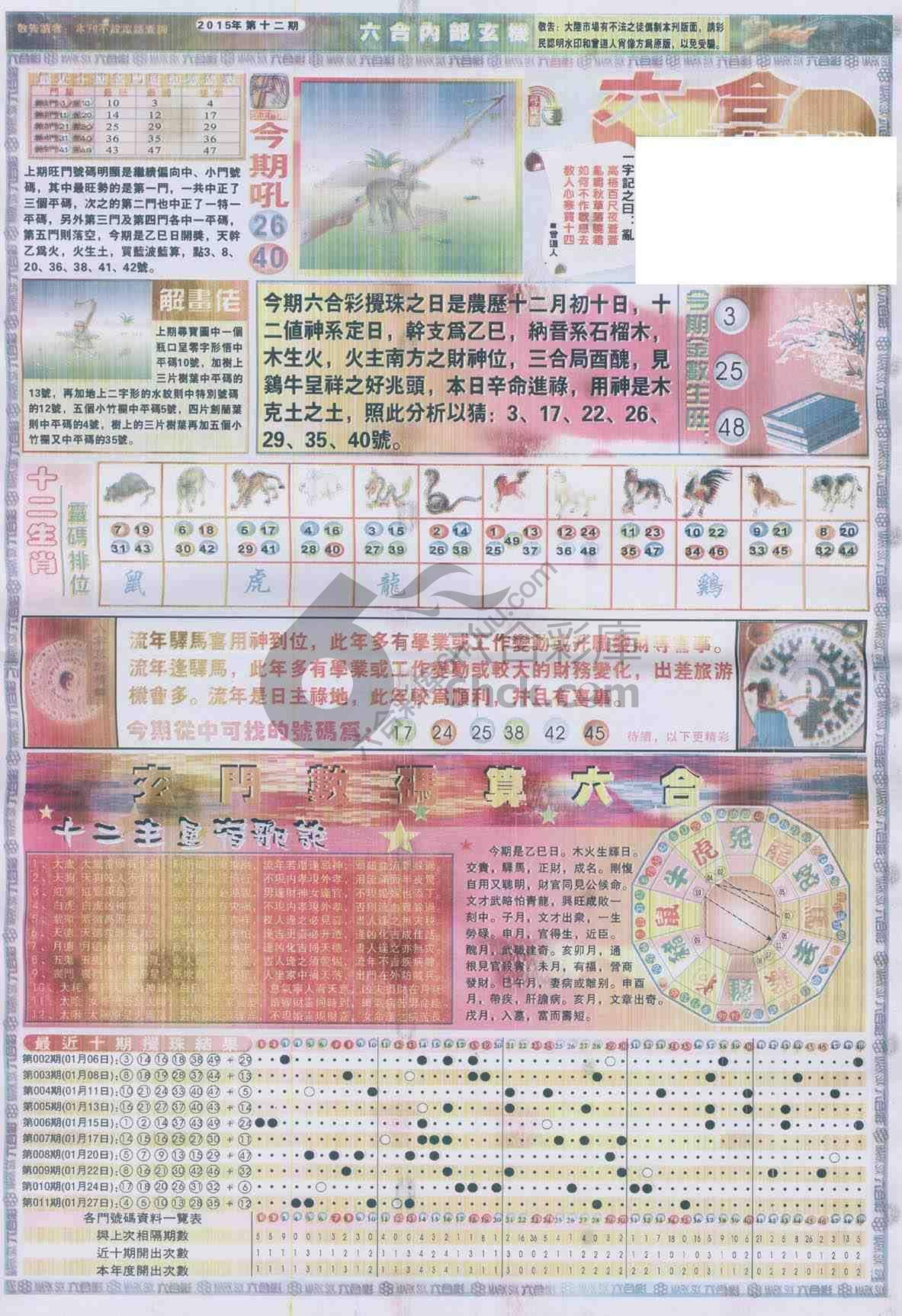 六合内部玄机