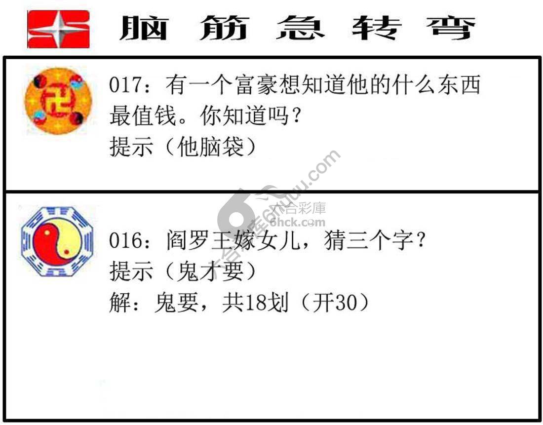 脑筋急转弯