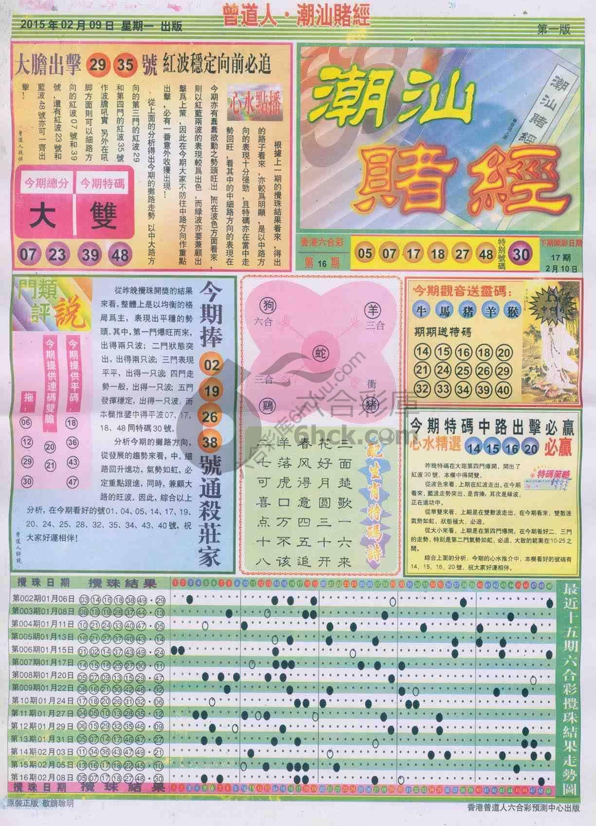 曾道人潮汕赌经