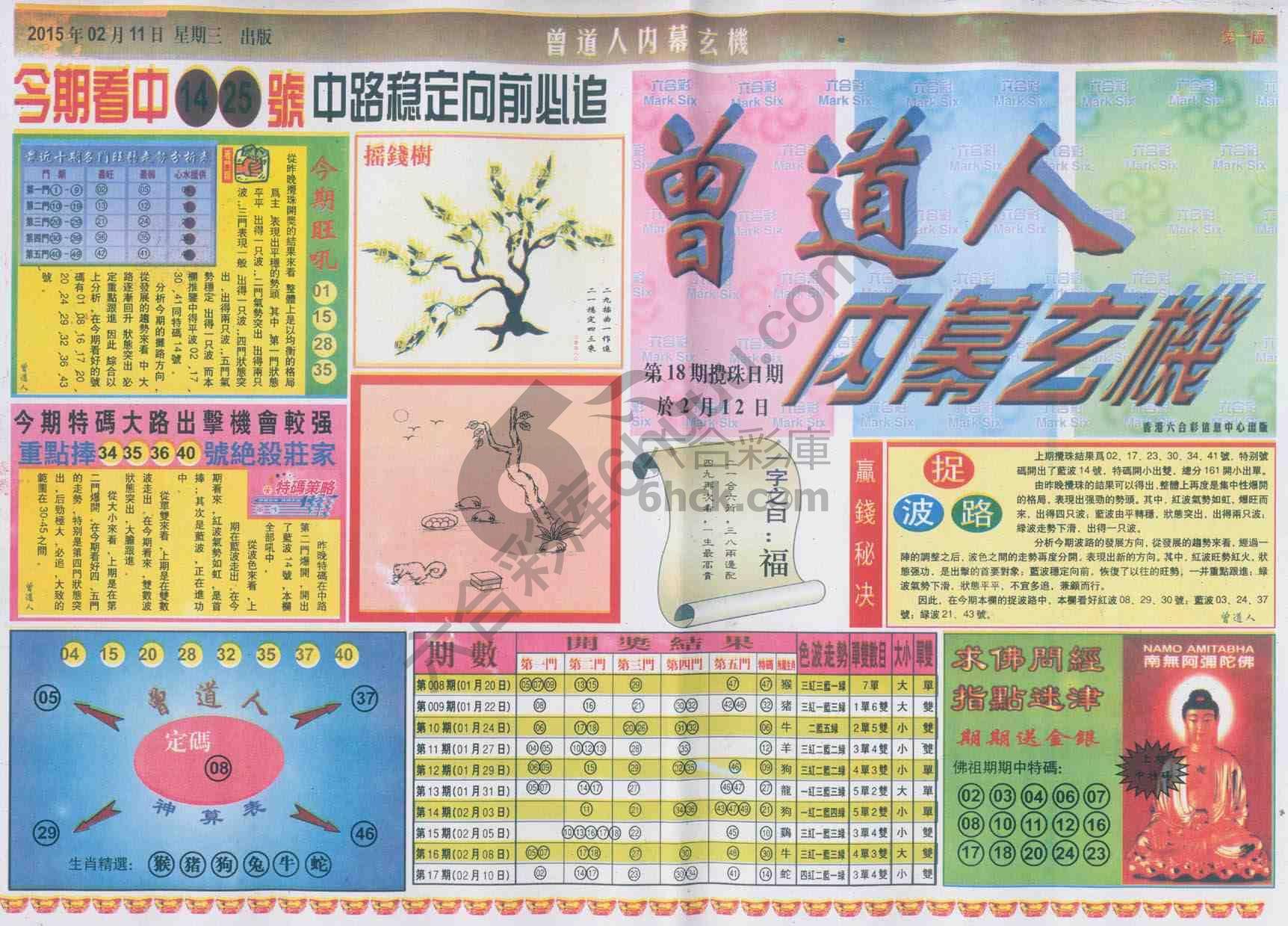 曾道人内幕玄机