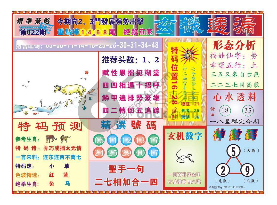 玄机透漏