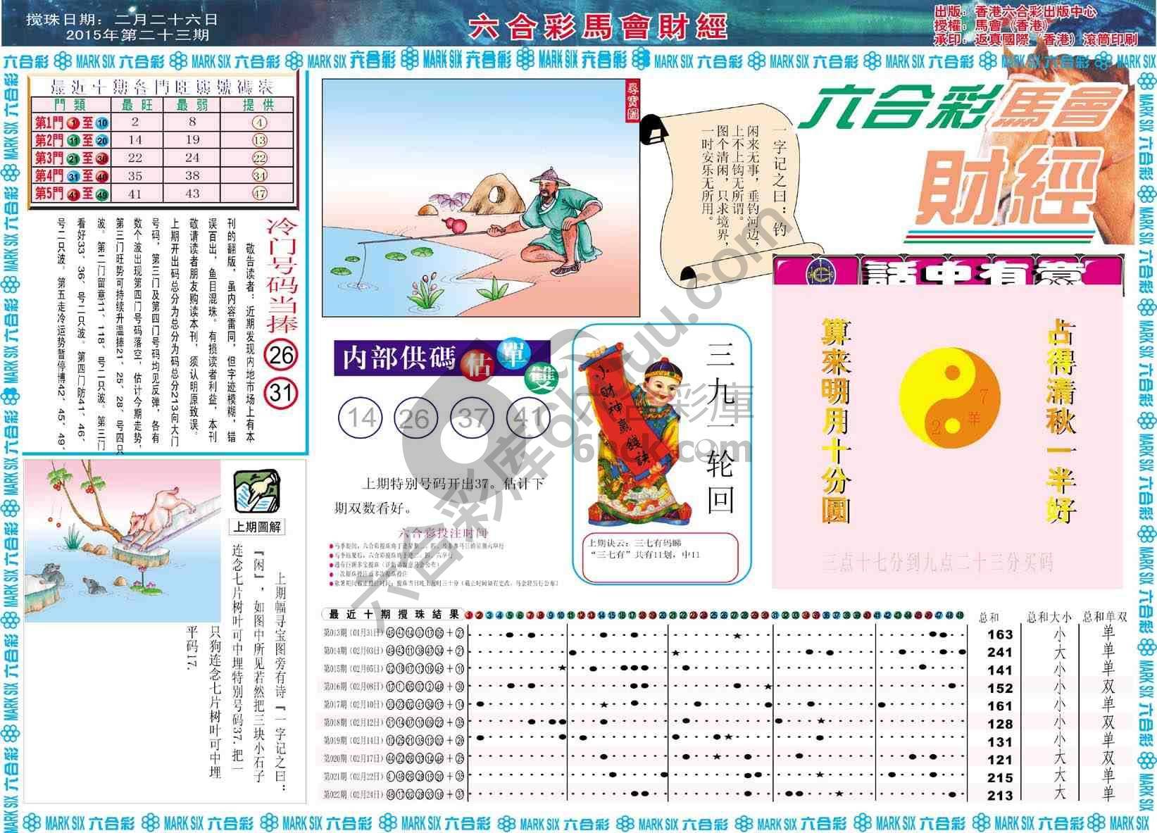 六合彩马会财经
