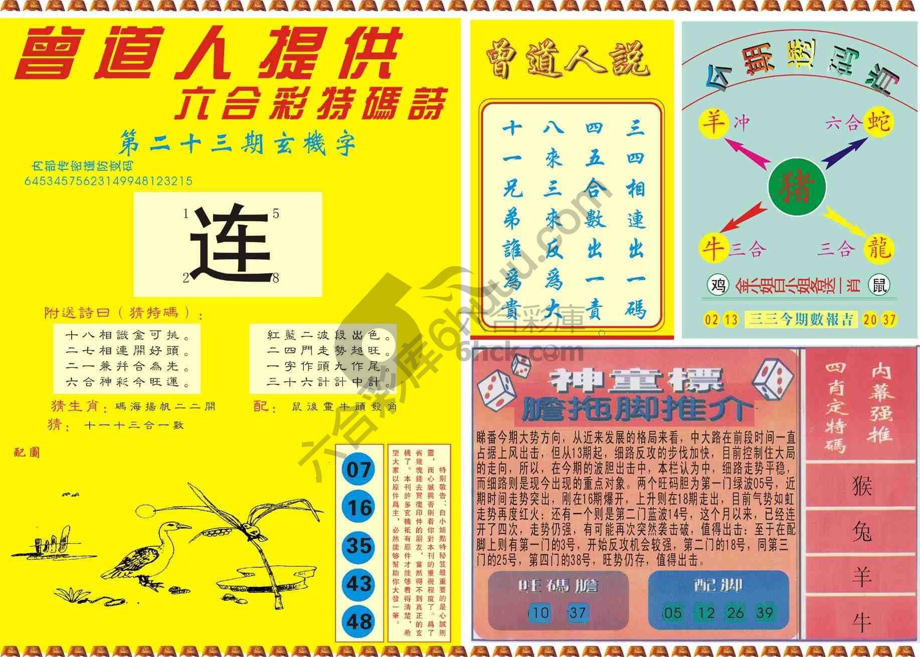曾道人内幕玄机