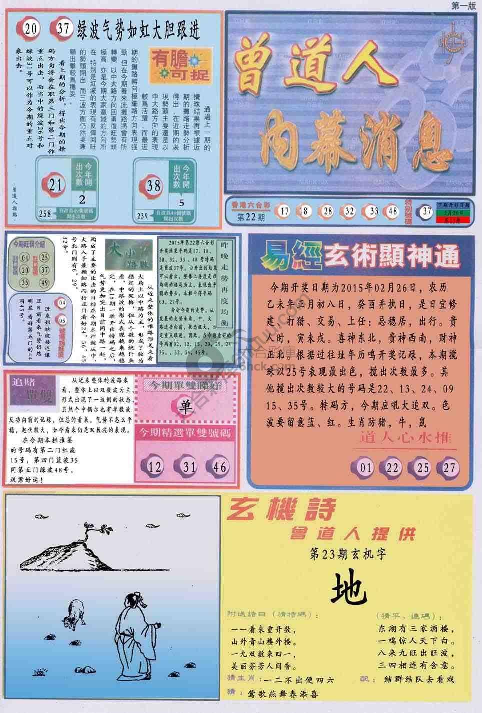 曾道人内幕消息