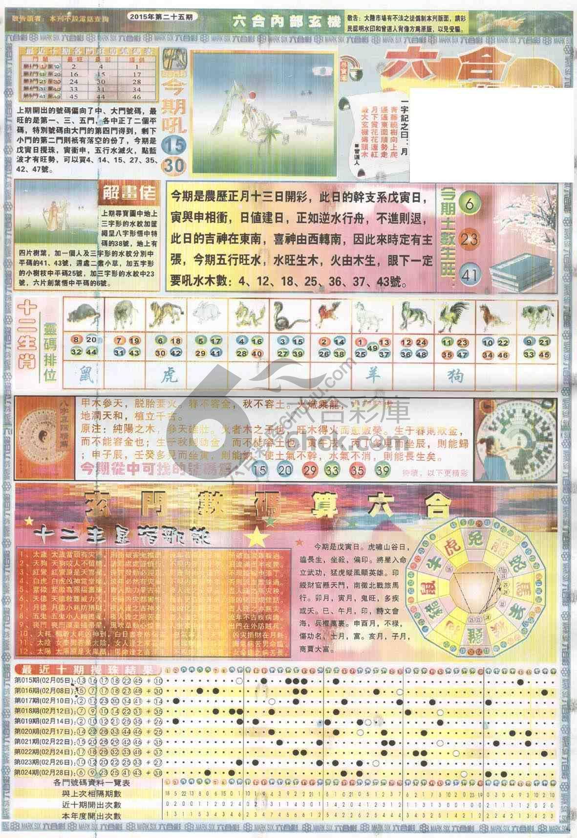 六合内部玄机