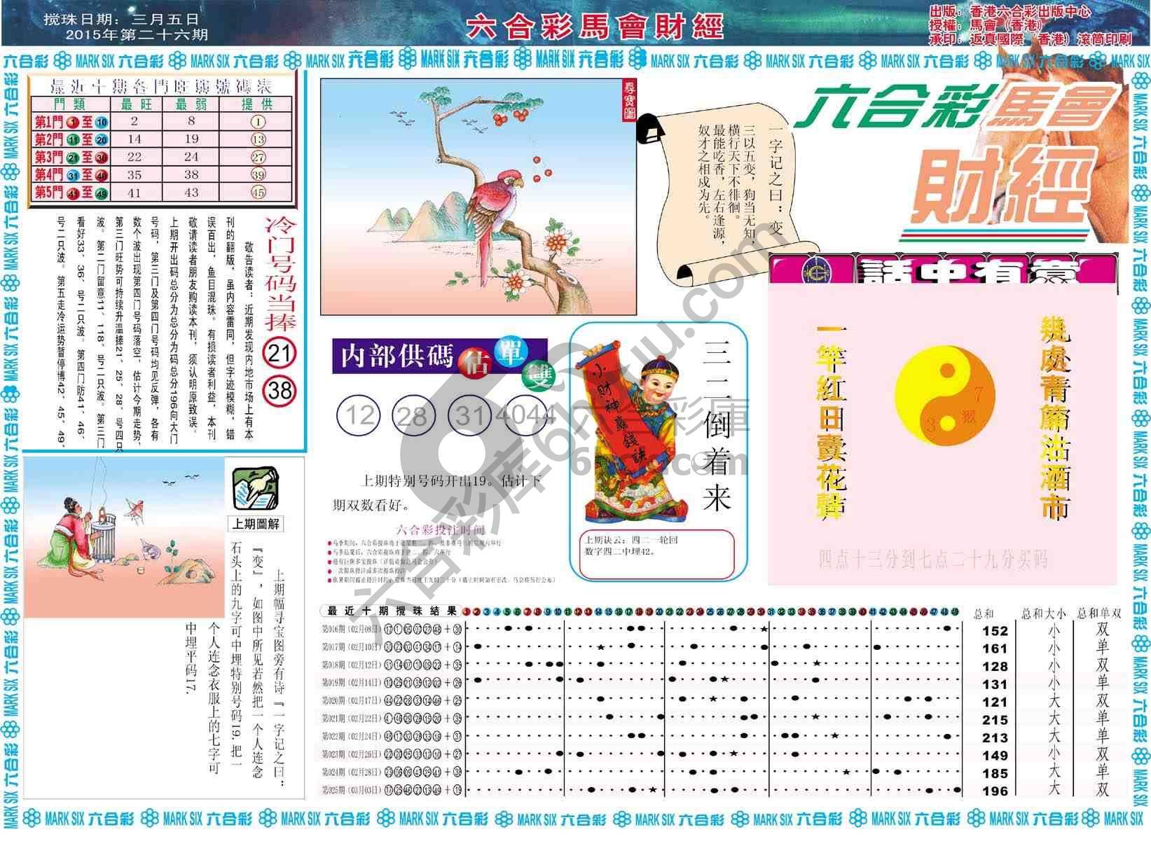 六合彩马会财经