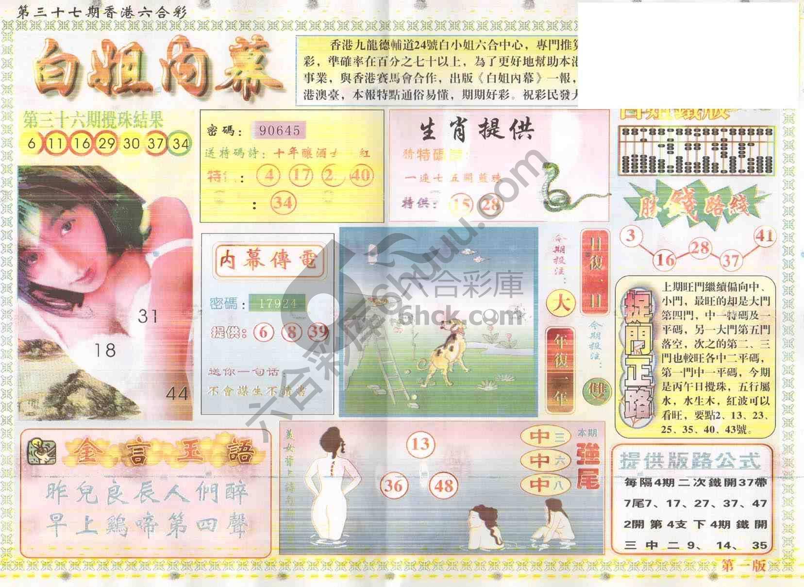 白姐内幕