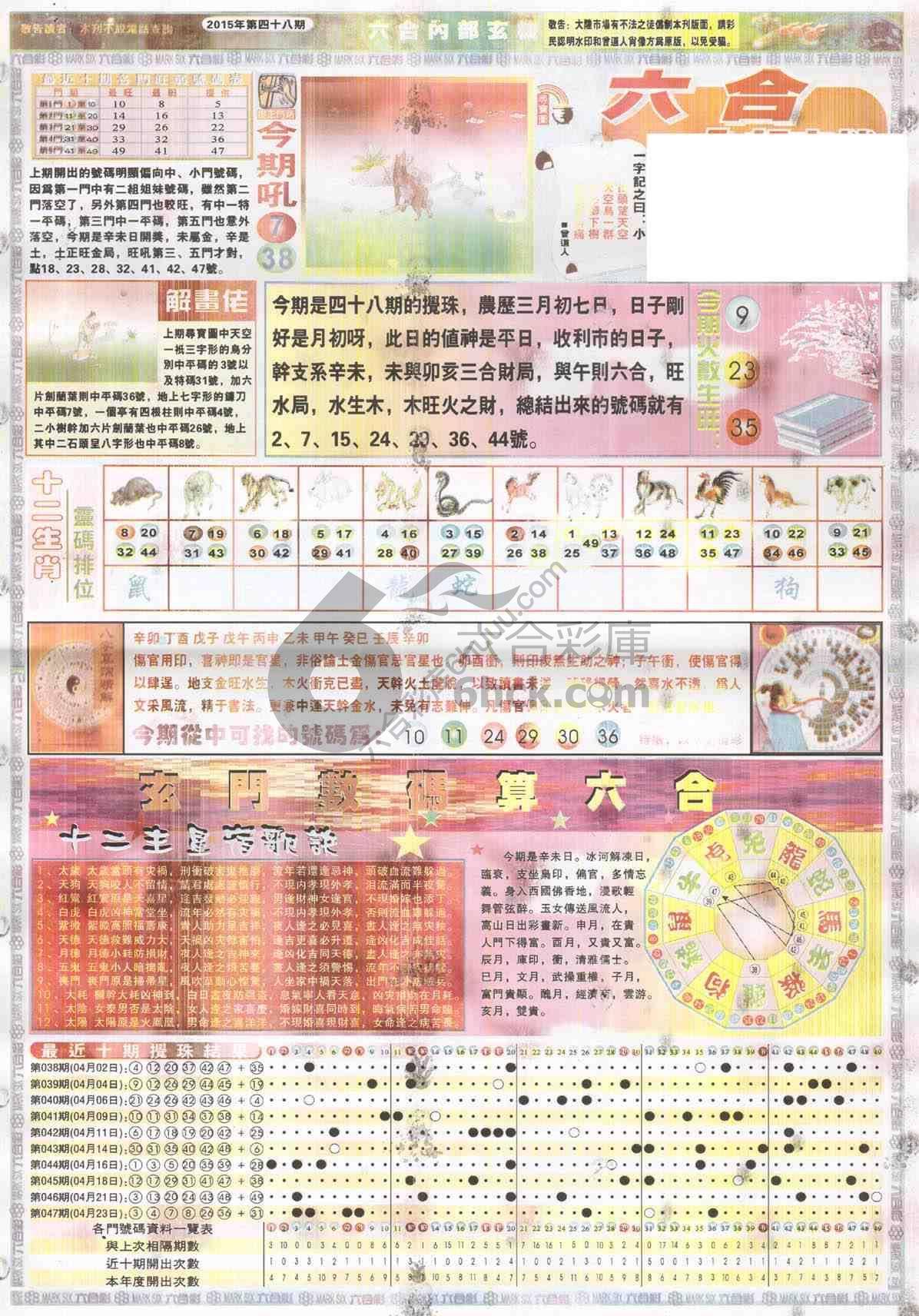六合内部玄机