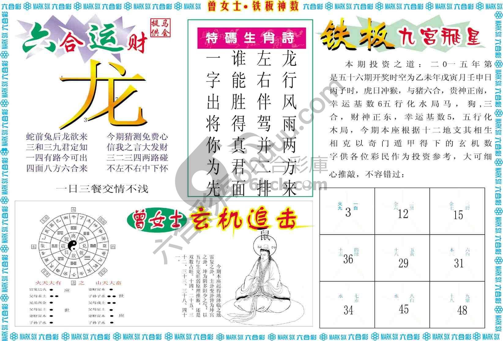 曾女士铁板神数