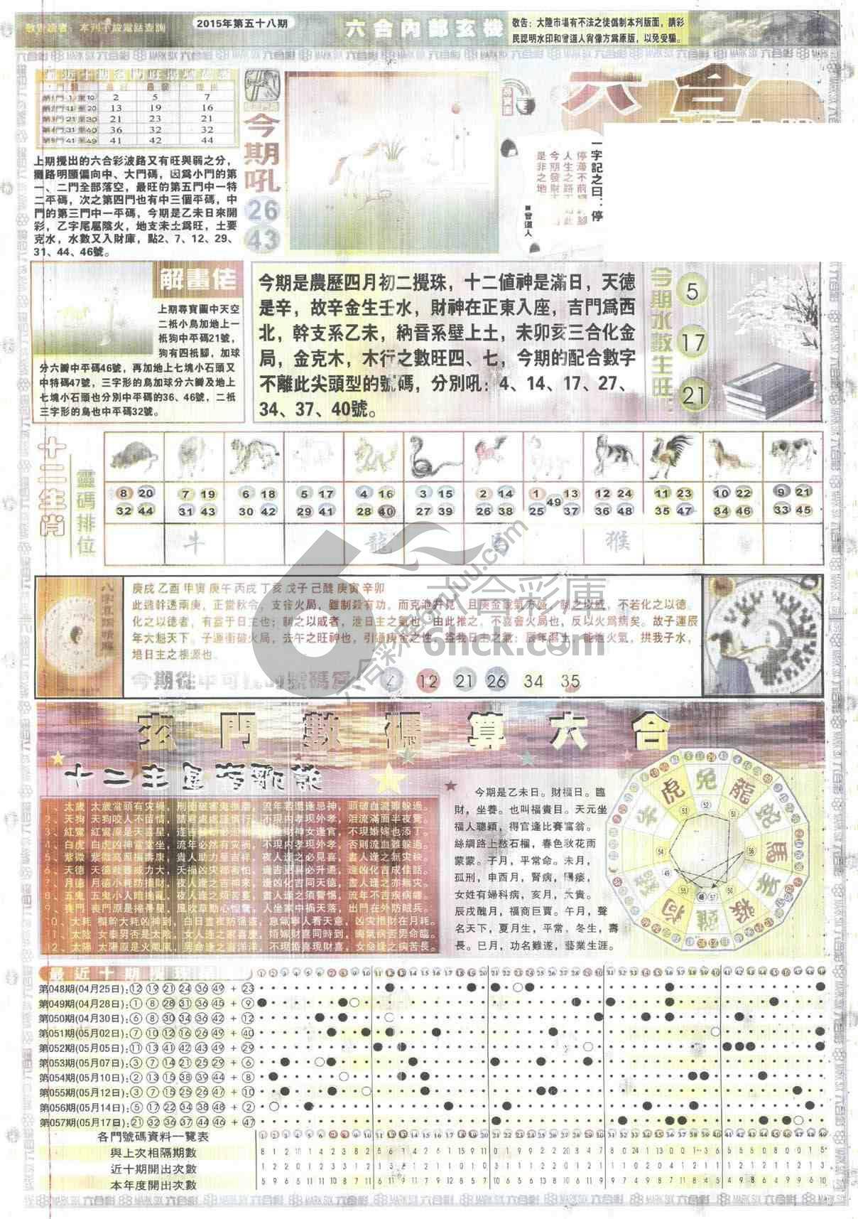 六合内部玄机
