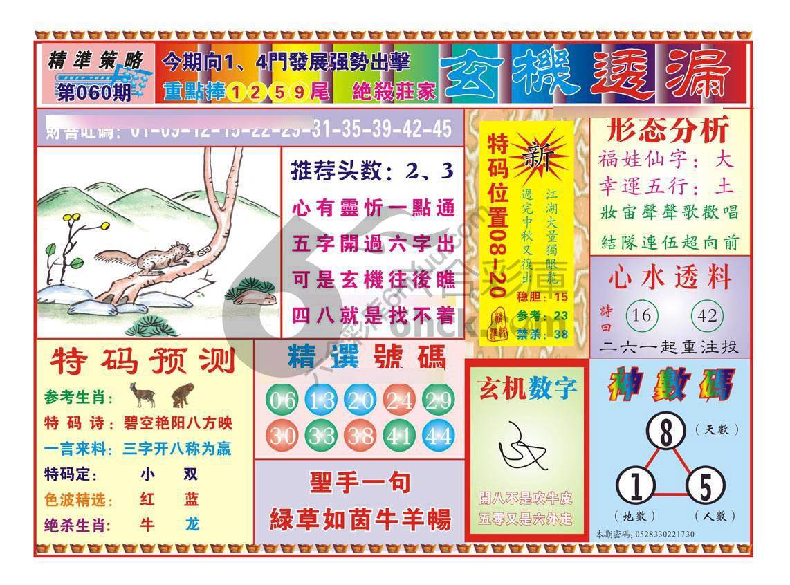 玄机透漏