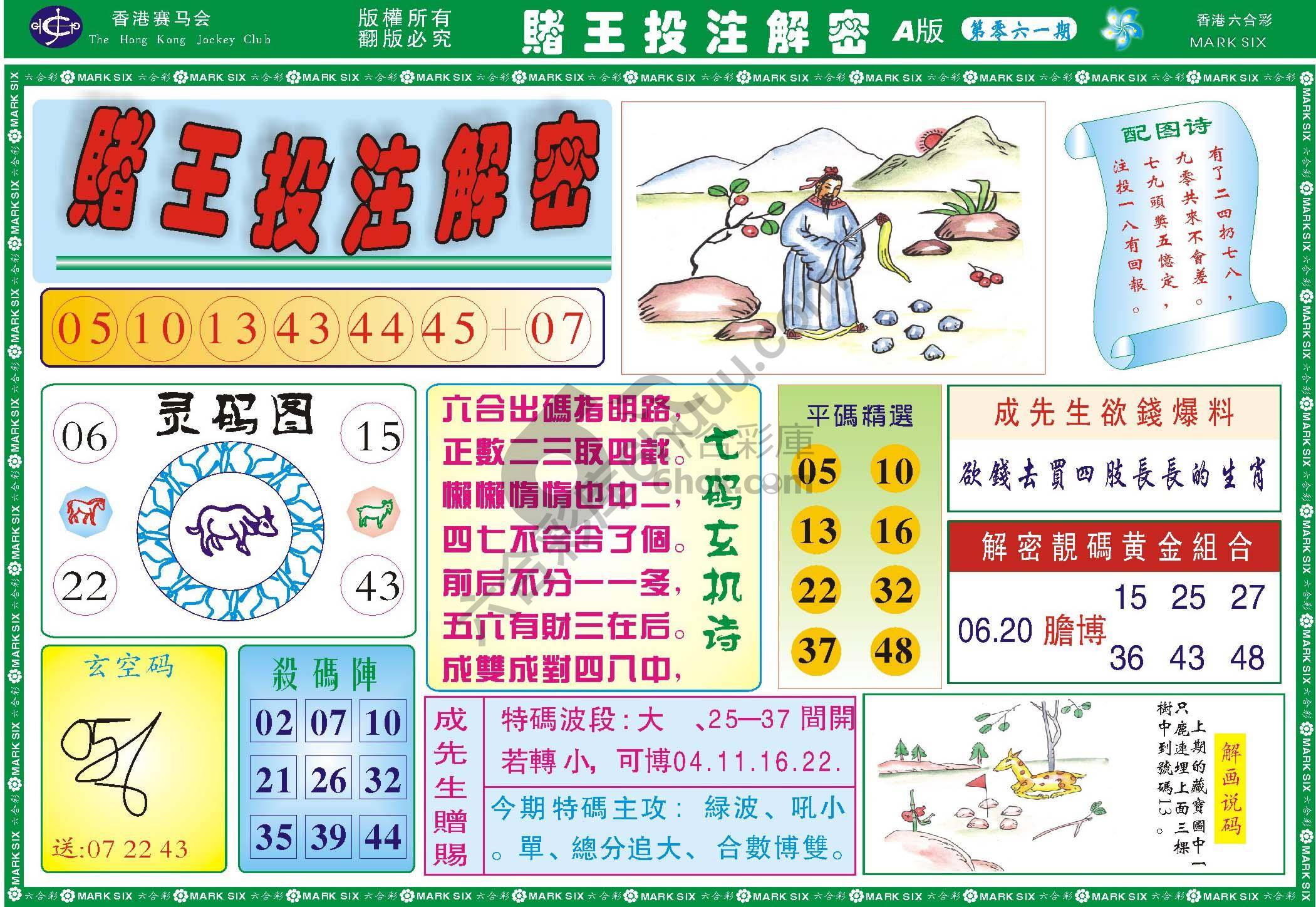 赌王投注解密