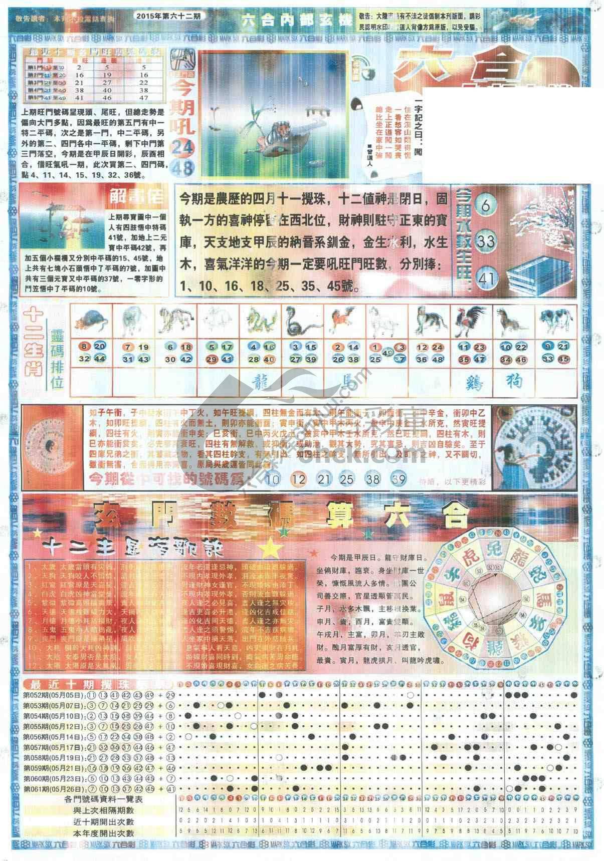 六合内部玄机
