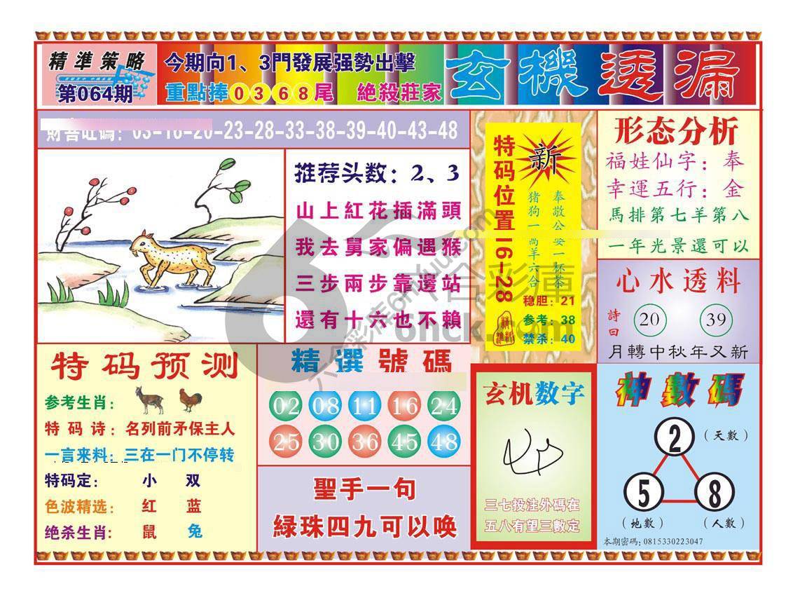 玄机透漏