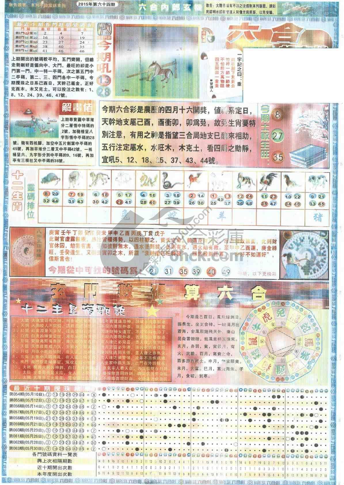 六合内部玄机