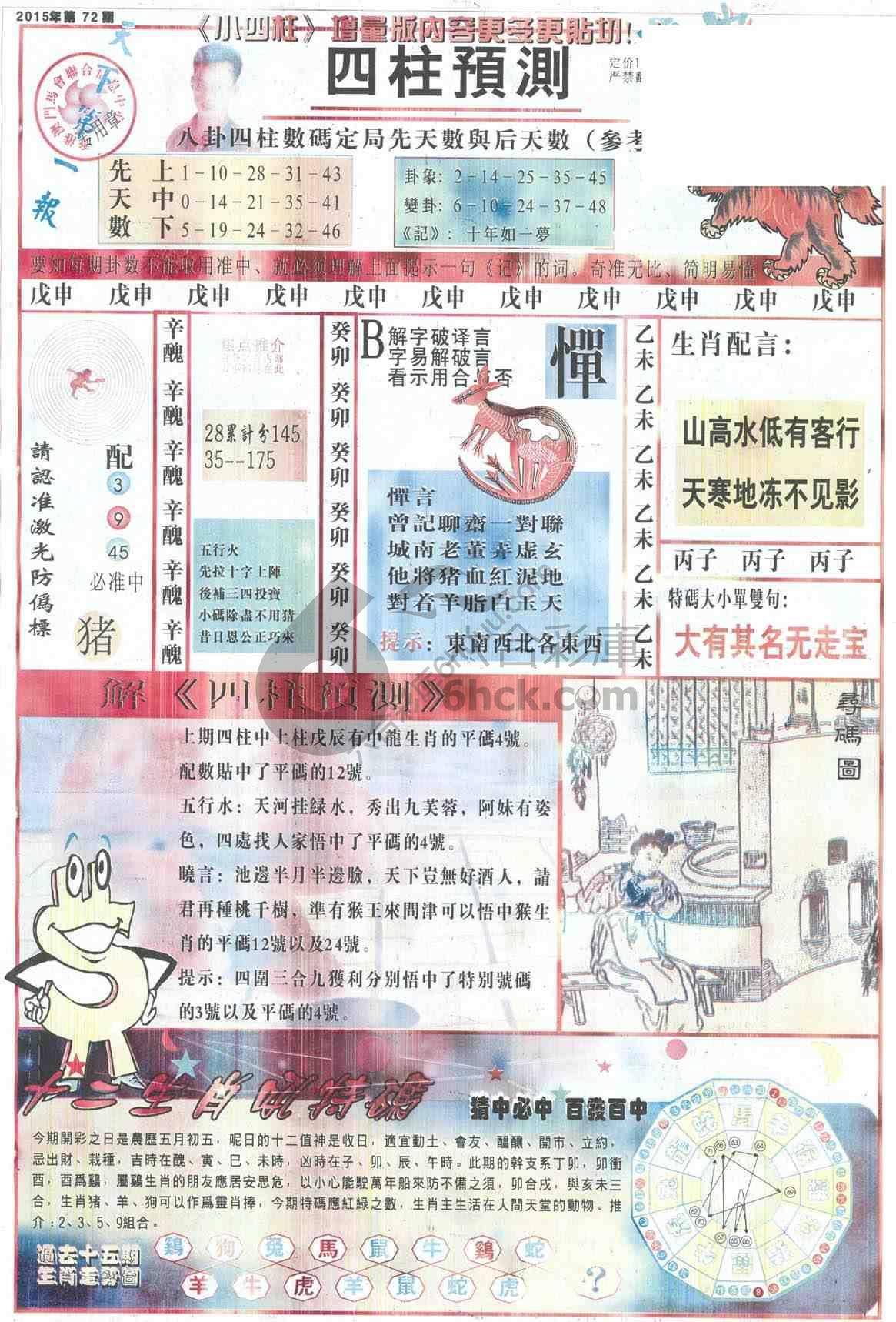 四柱预测