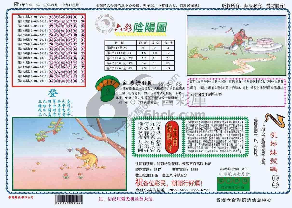 六彩阴阳图