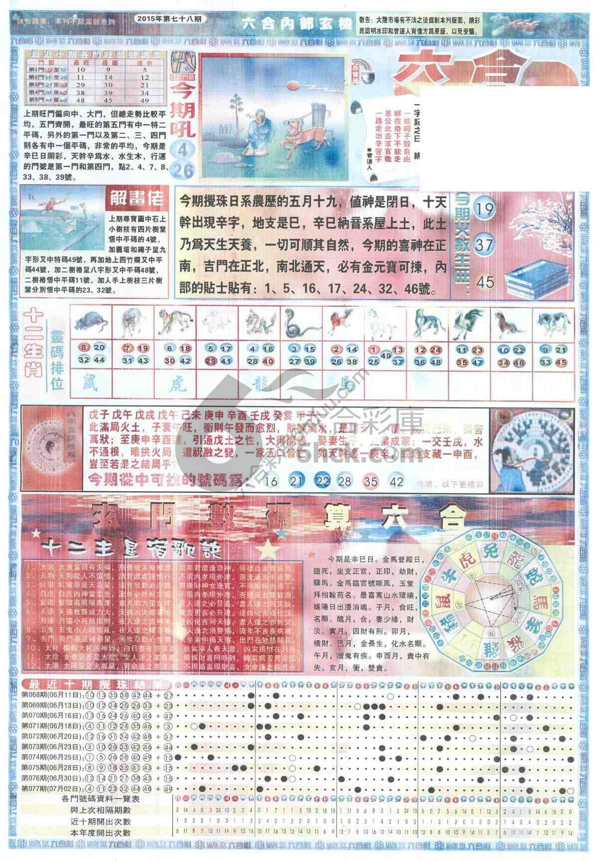 六合内部玄机