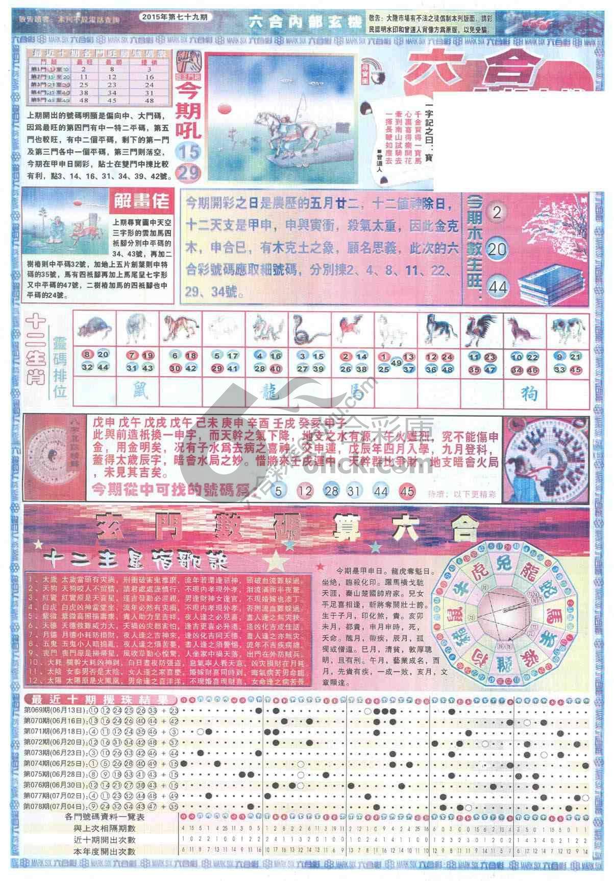 六合内部玄机