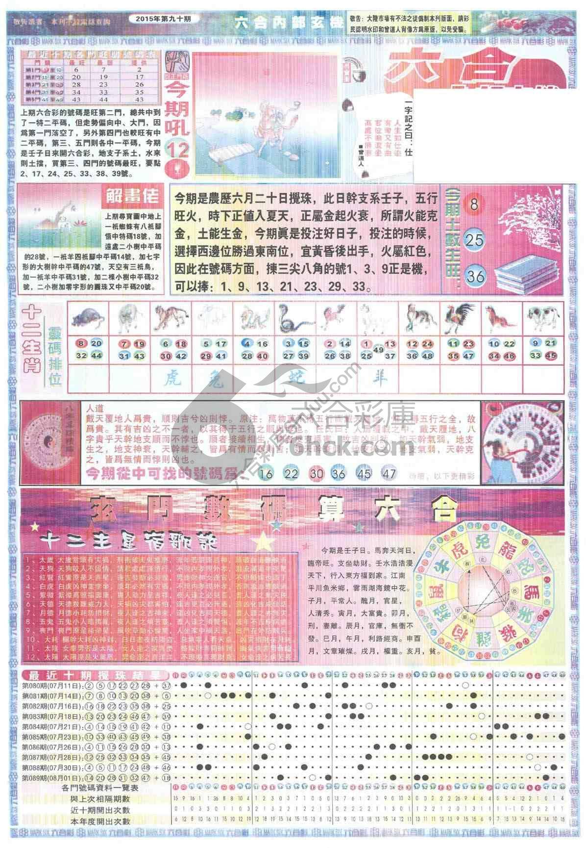 六合内部玄机