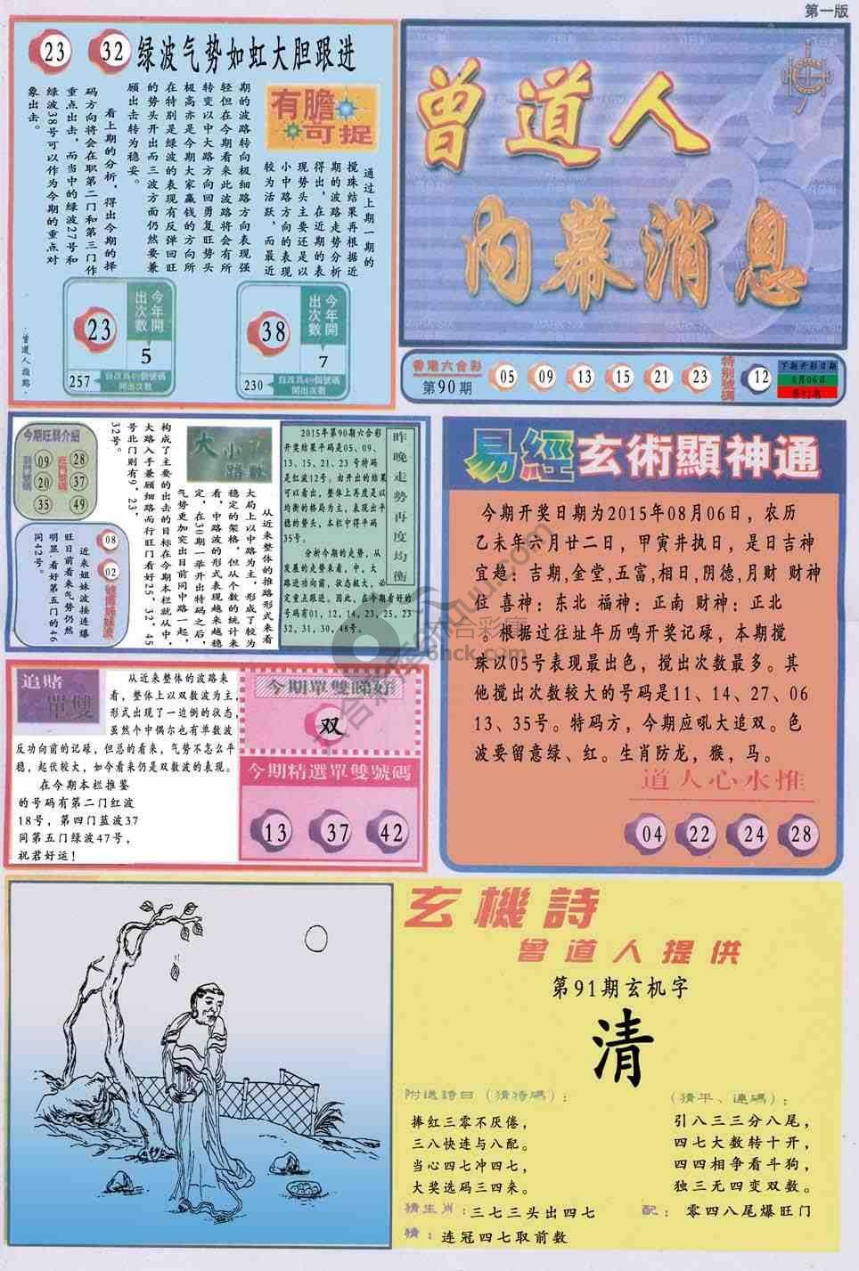 曾道人内幕消息