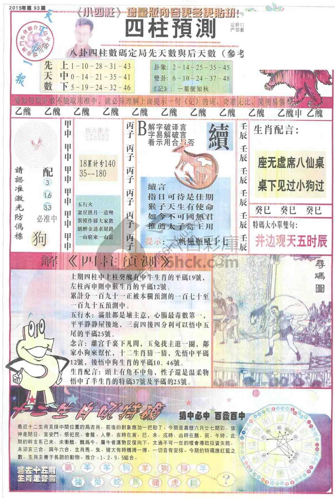 四柱预测