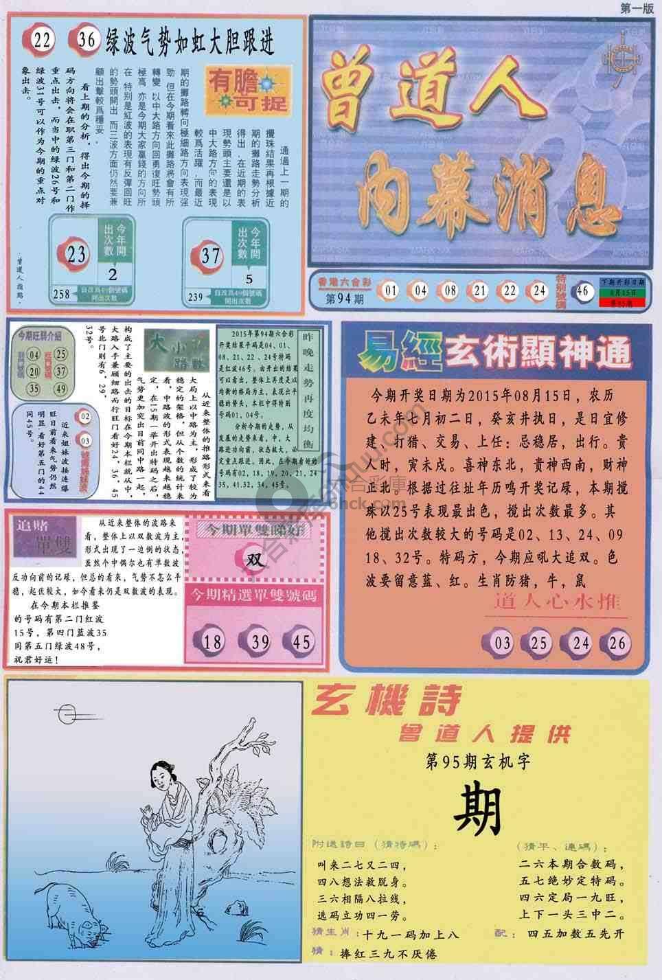 曾道人内幕消息