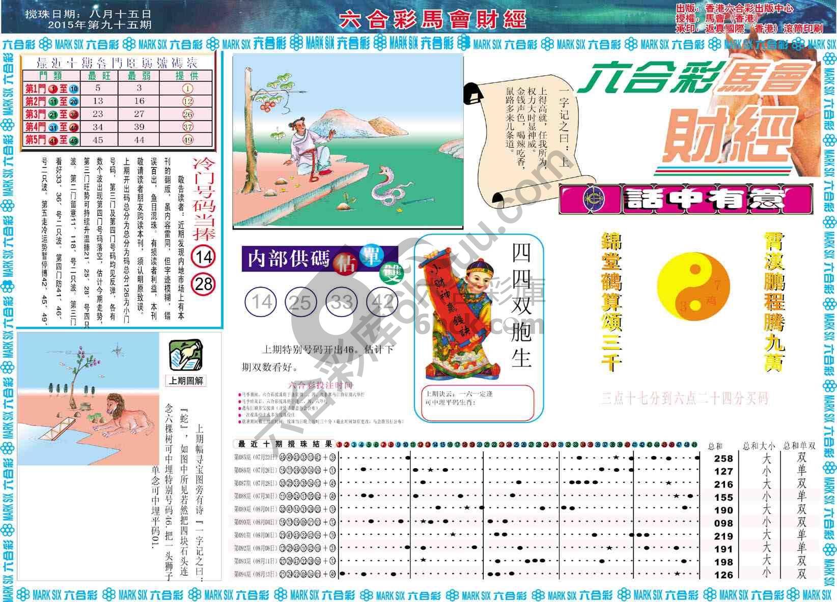 六合彩马会财经