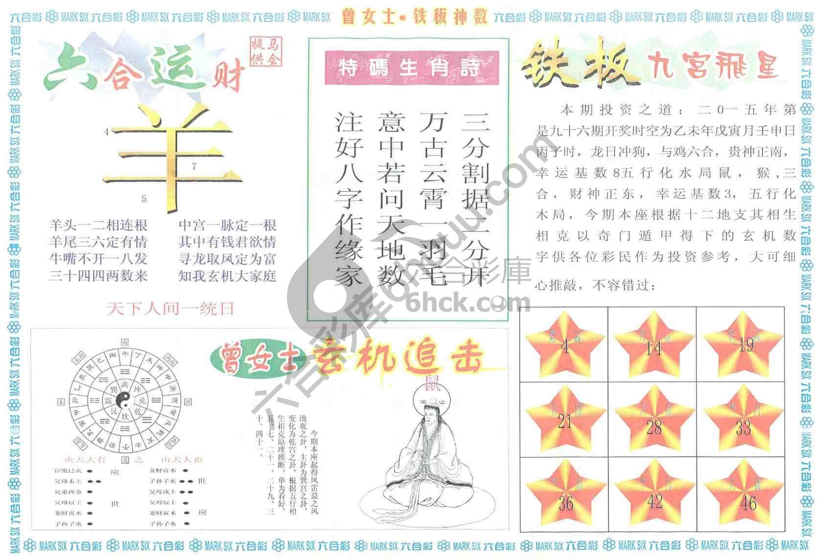 曾女士铁板神数