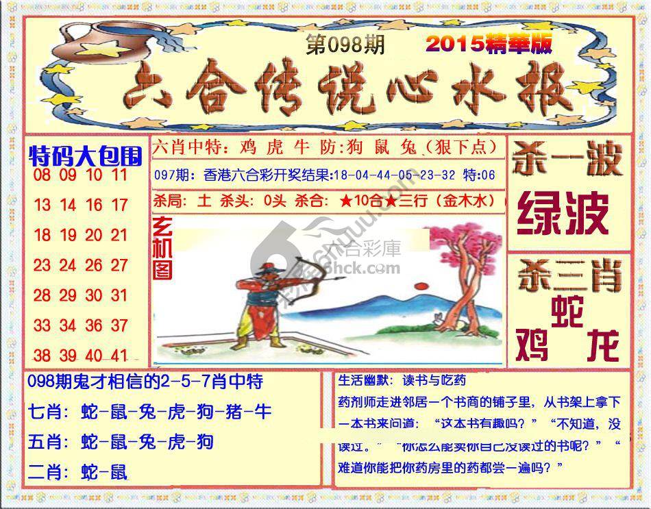 六合传说心水报