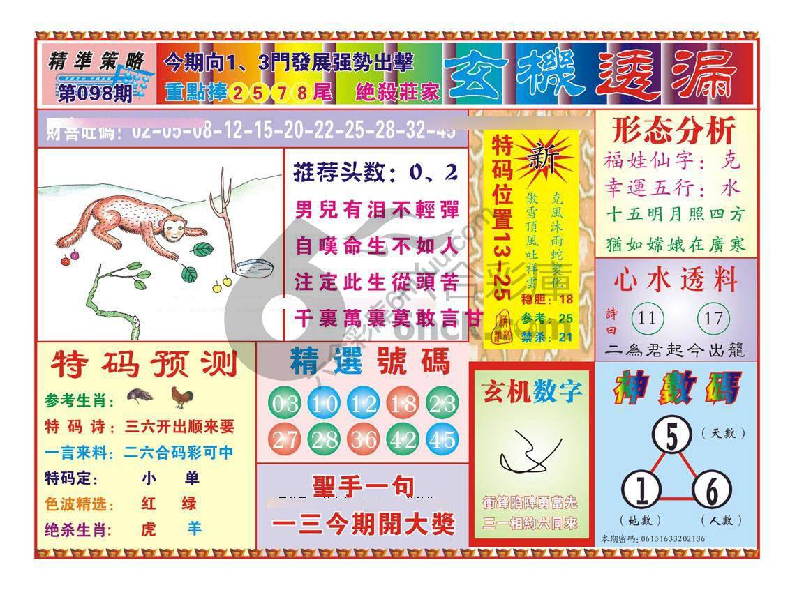 玄机透漏