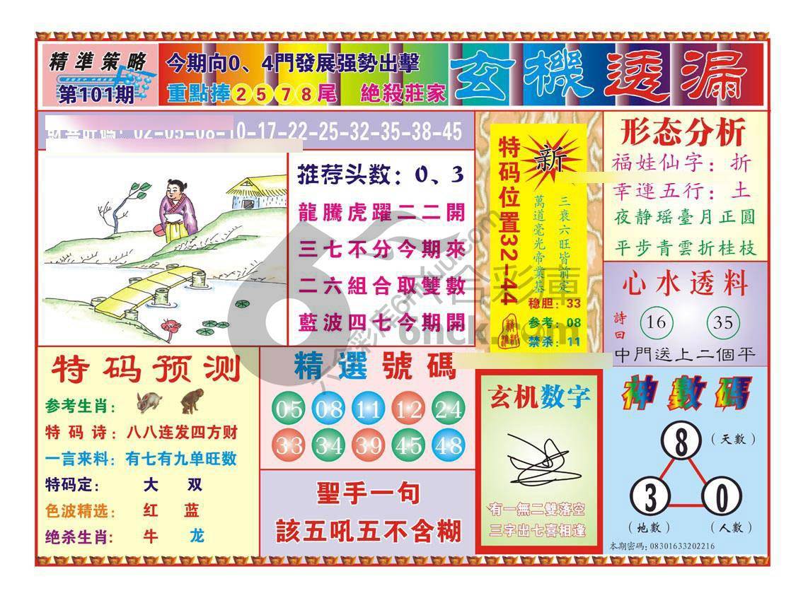 玄机透漏