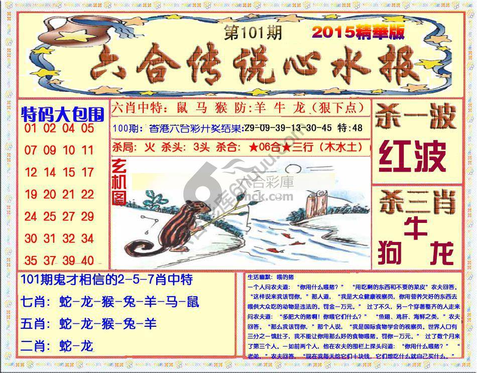 六合传说心水报