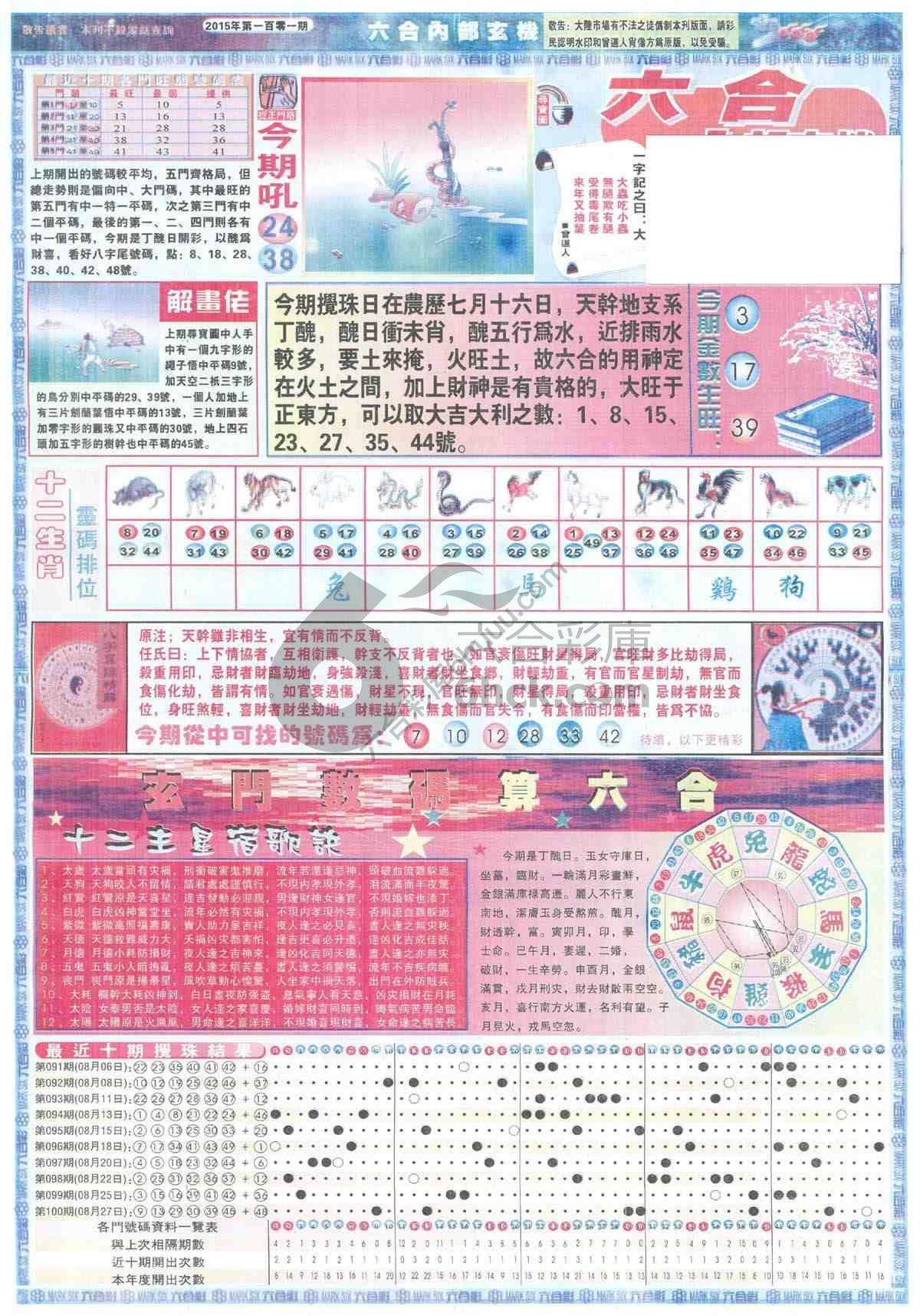 六合内部玄机