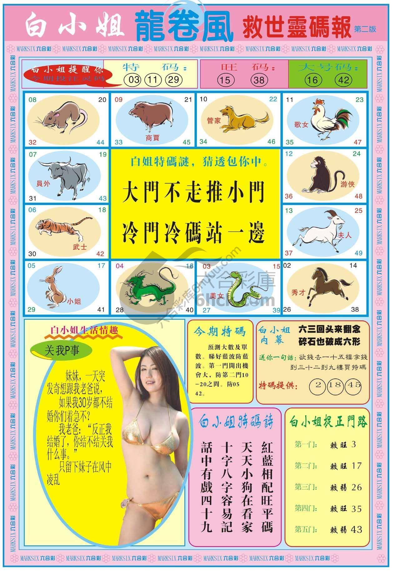 白小姐龙卷风