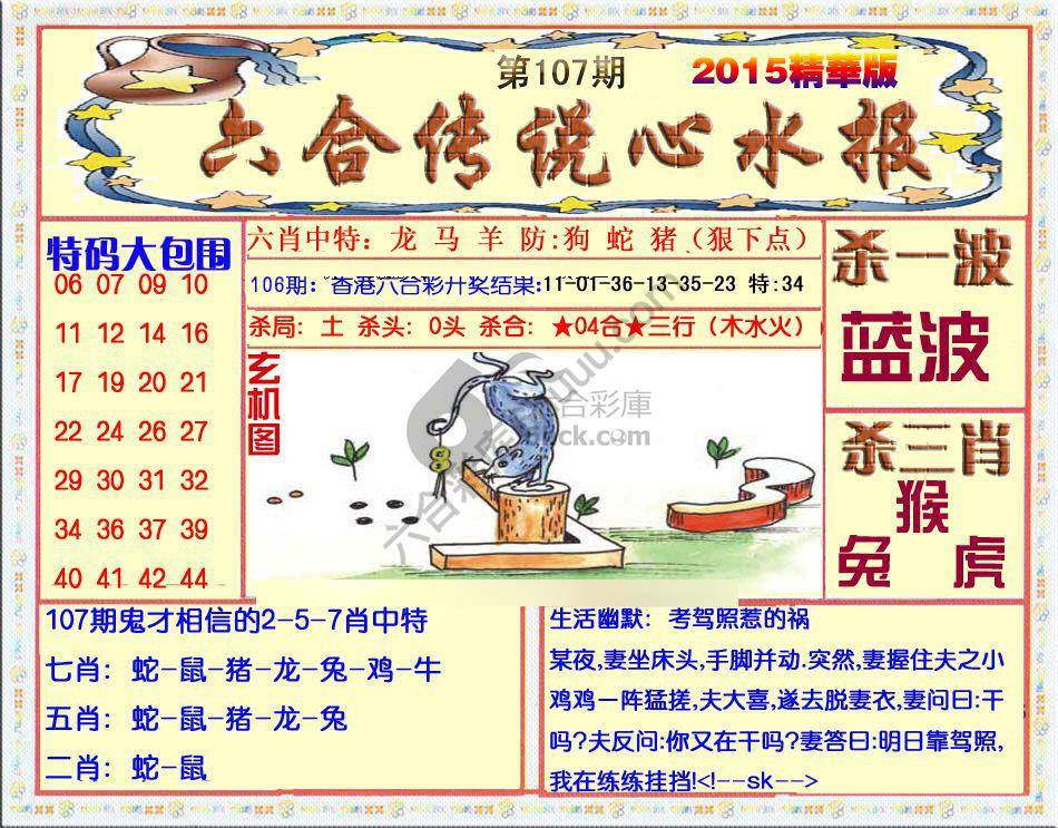 六合传说心水报